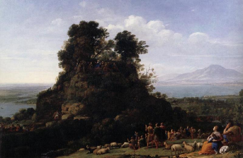 Claude Lorrain The Sermon on the mount oil painting picture